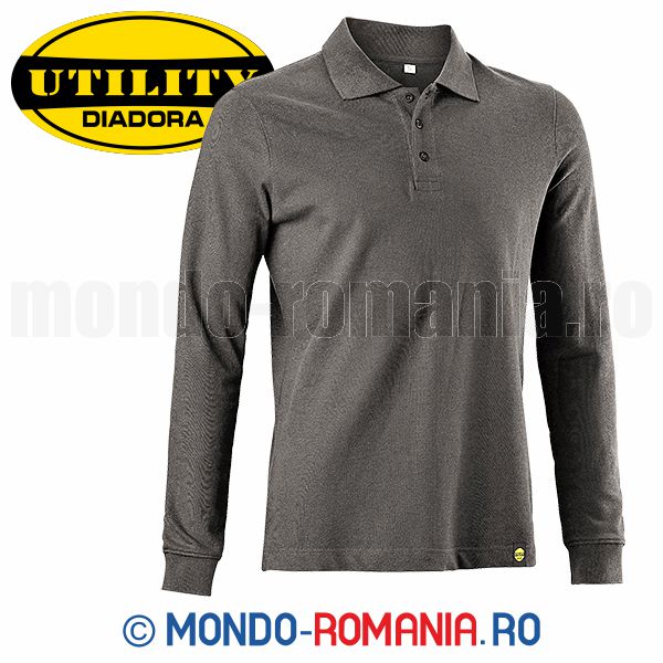 Tricou DIADORA ATLANTIS ORGANIC - Tricouri POLO bumbac cu maneca lunga